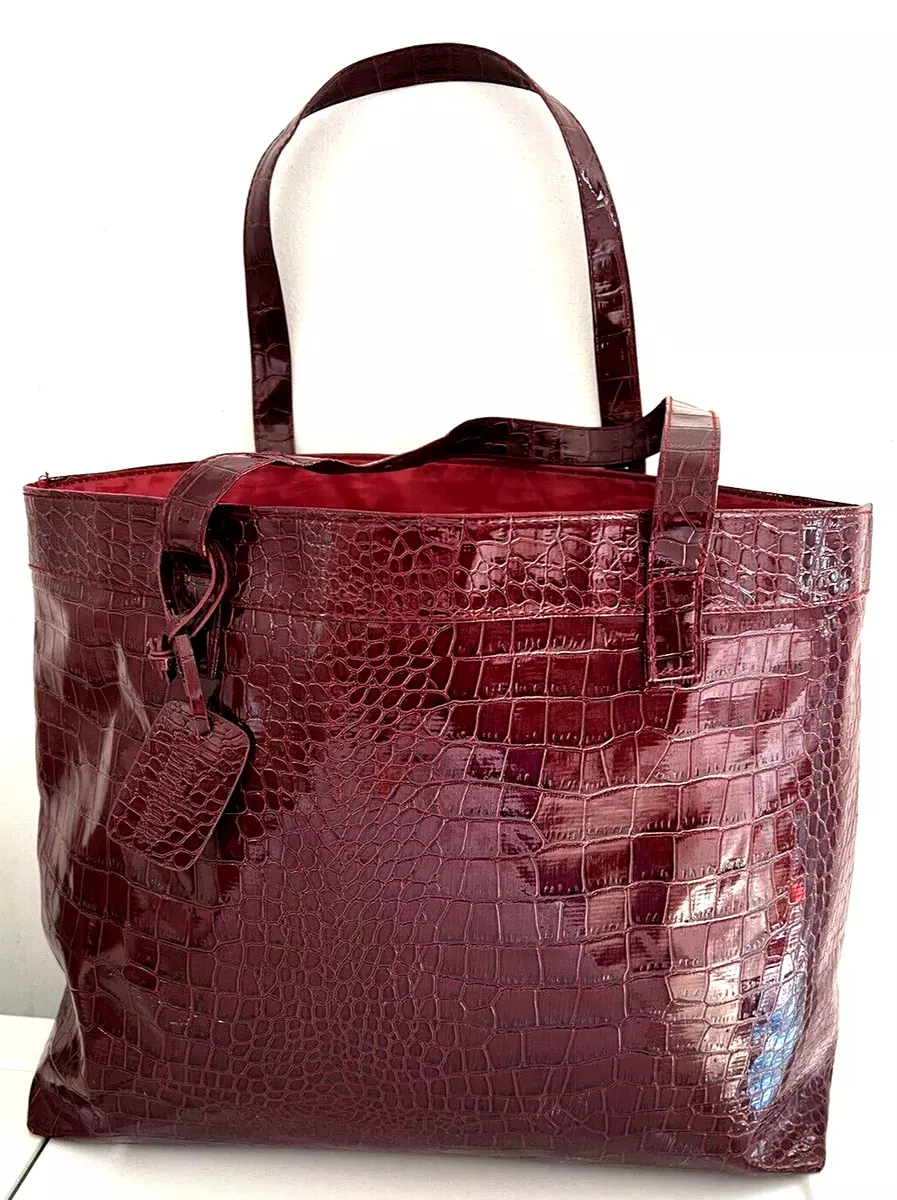 Large red deals tote bag