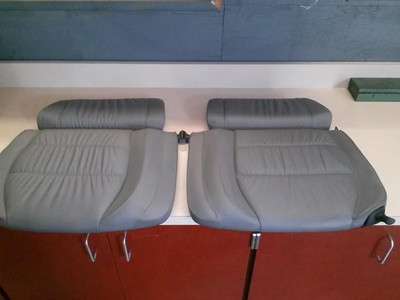 Porsche 996 Convertible Gray Rear seat Backs 99 - 05 | eBay