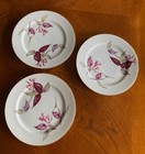 THREE Vintage Fuji China Japan REXONIA  7 1/2" Salad Plates — photo 1