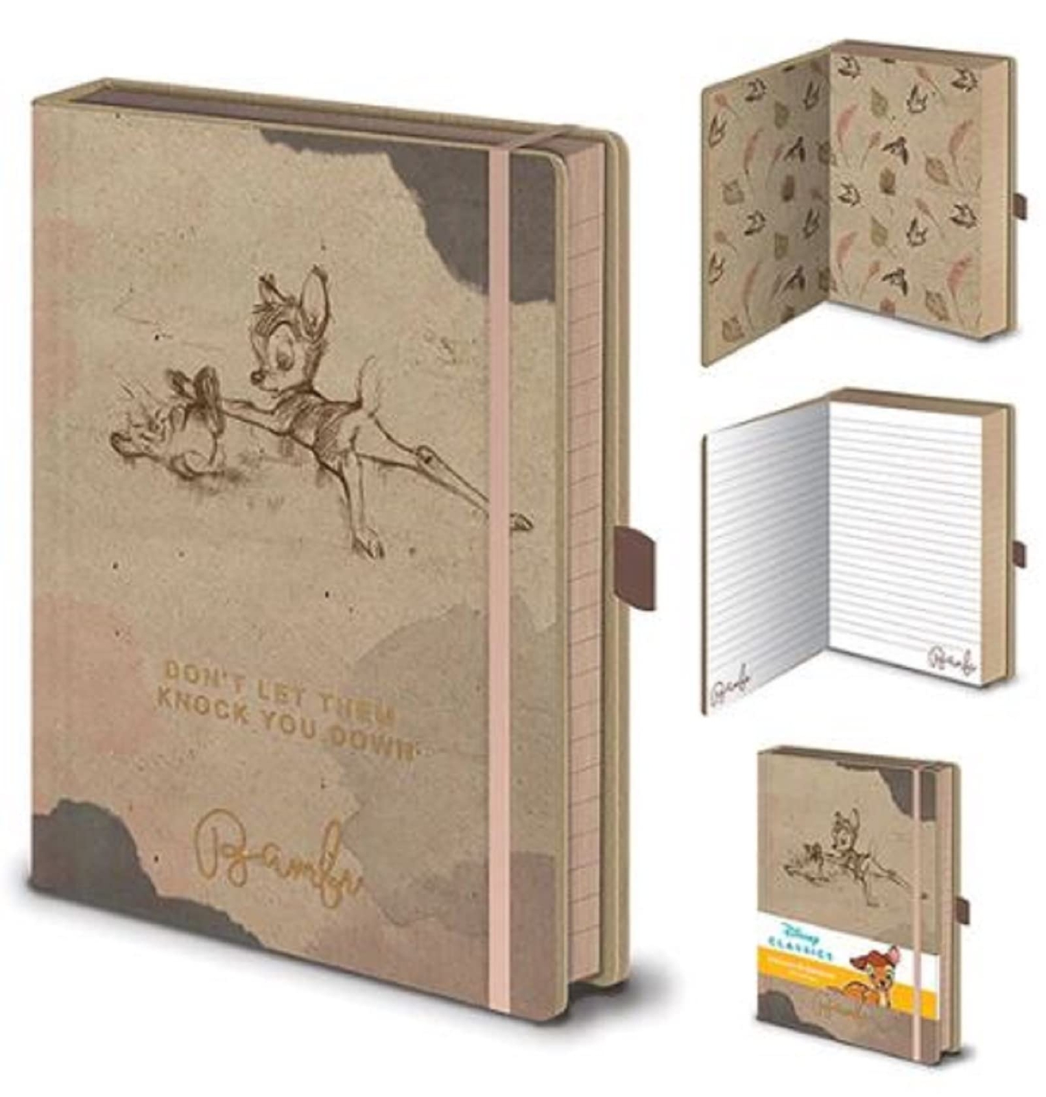 Pyramid International Bambi - Taccuino A5 (Bambi on Ice Design), blocco note con