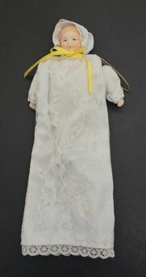 Horsman Tynie Baby Doll Orniment Christmas Porcline 