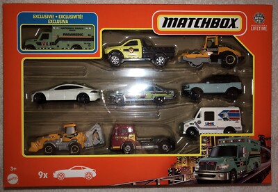 Matchbox 9 Pack WITH International Workstar Ambulance ''National Parks'' (2024)