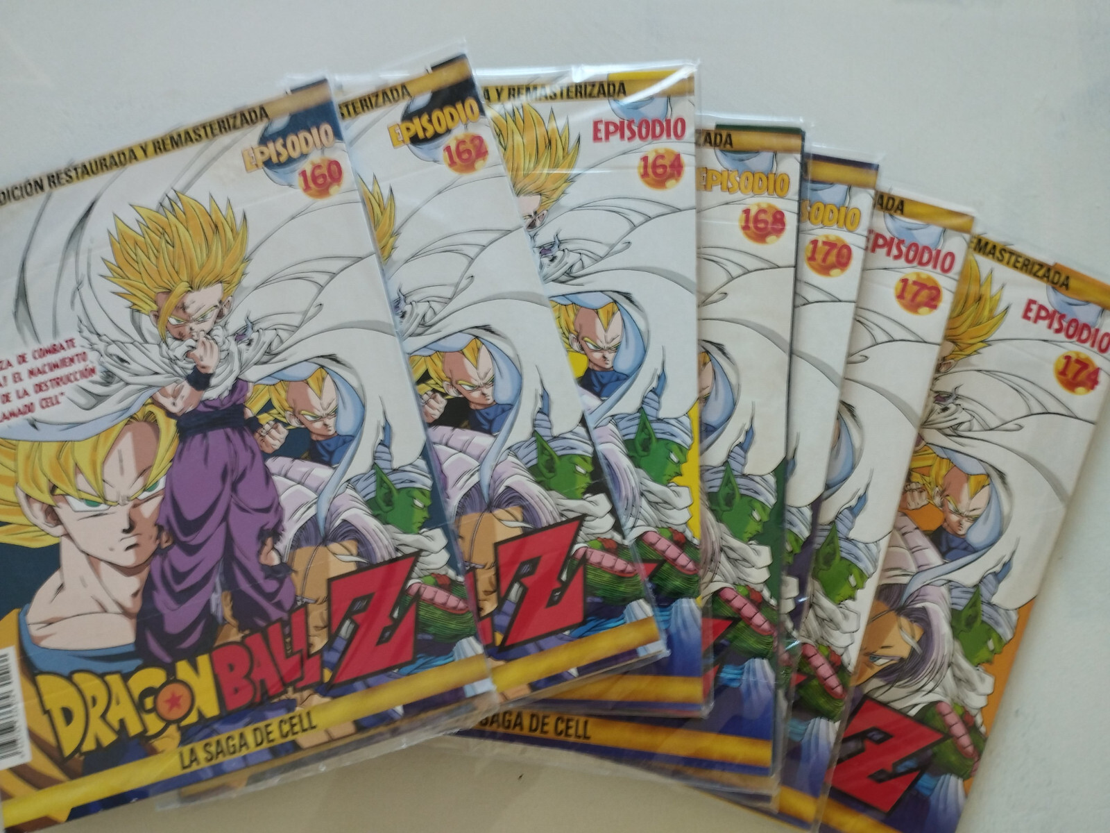 DRAGON BALL Z Saga Cell Akira Toriyama - 14 Episodes - 7 x DVD Spanish New