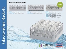 Glasswasher Baskets | 350mm to 400mm & 500mm | Durable & Efficient Glass Washing