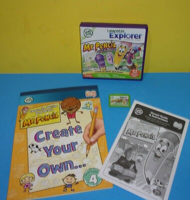 Leap Frog Leapster Explorer Learning Game Cartridge Mr. Pencil Saves Doodleburg