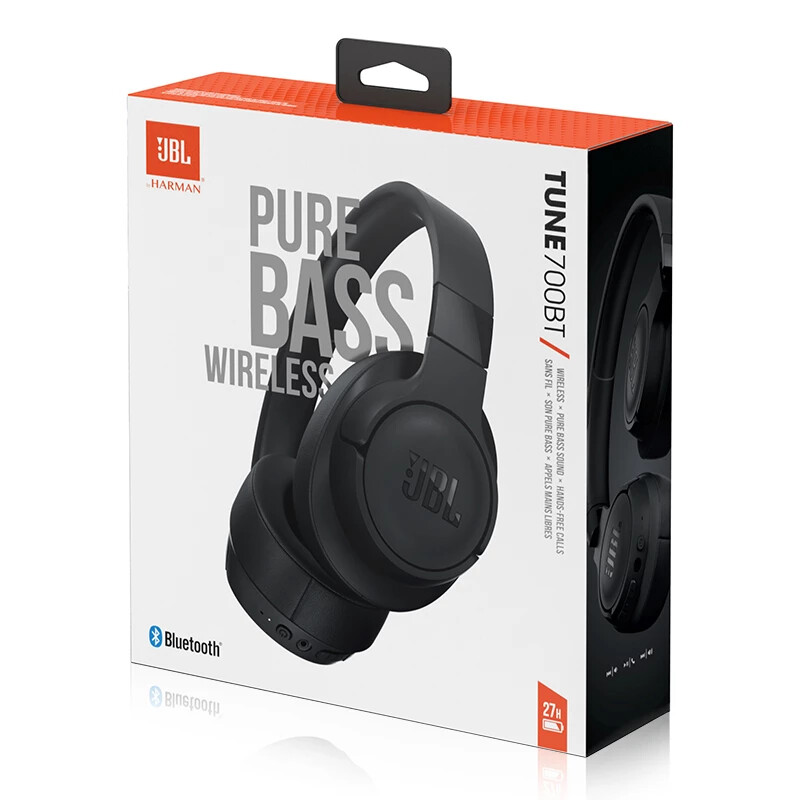 JBL Tune 700BT Wireless Over-Ear Headphones - Black for sale online | eBay