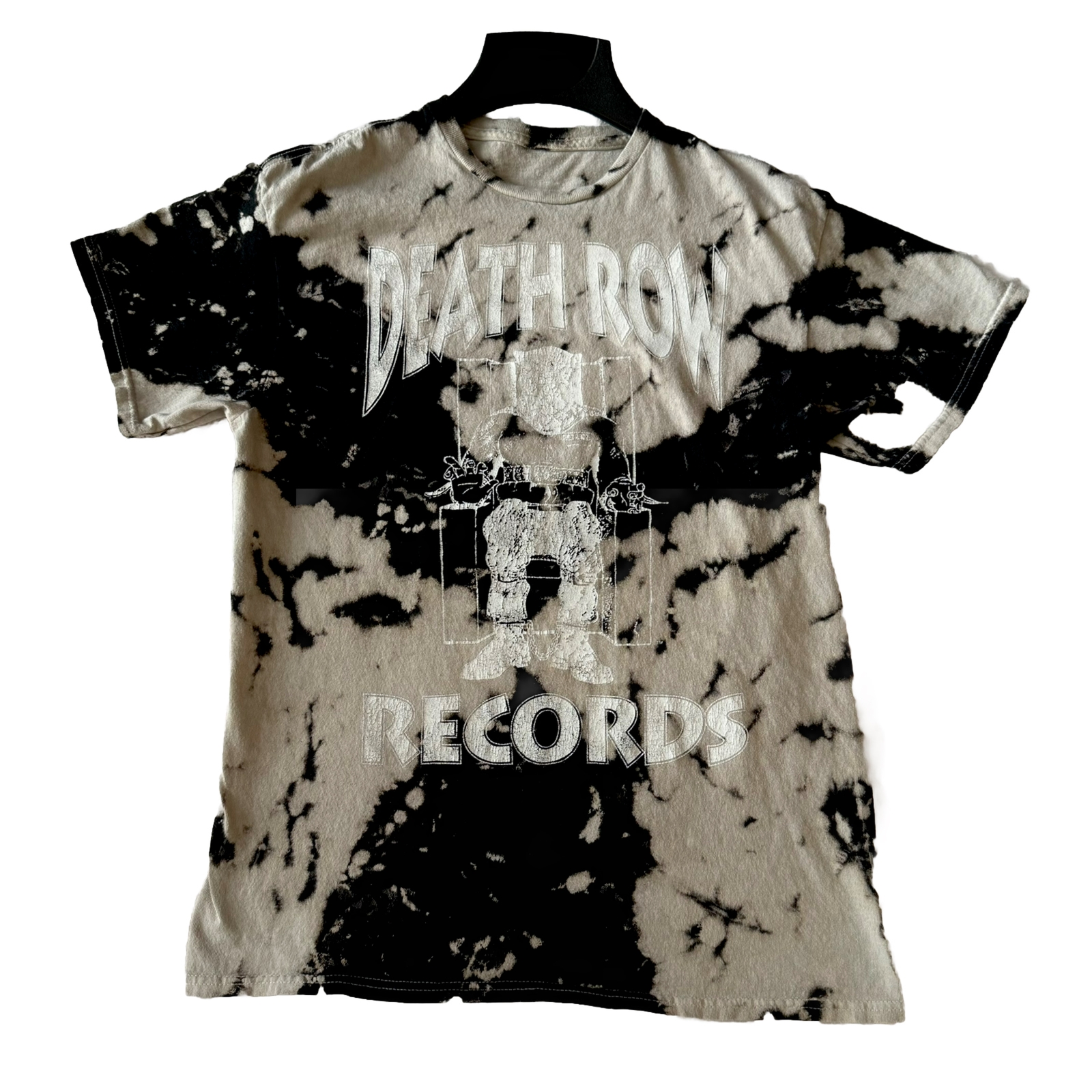 FILA T shirt uomo manica corta beige nera cravatta tie tie tie tie tie tiye taglia media Death Row Records