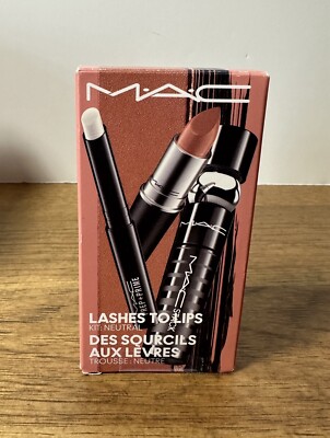 MAC Lashes To Lips Velvet Teddy 617 Black Stack Lipstick & Lip