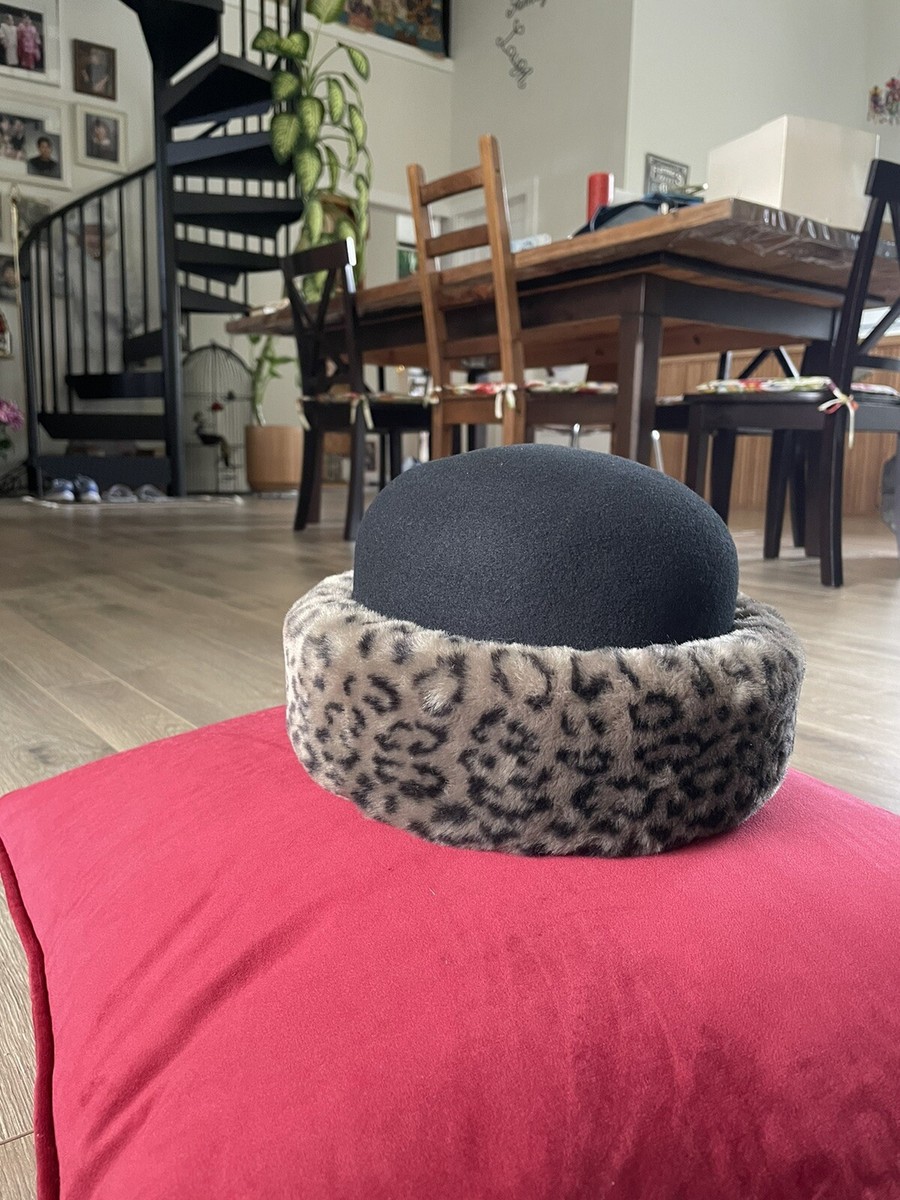 Vintage Bollman & Co Doeskin Felt 100% Wool Black hat  display picture 1