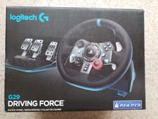 Logitech G29 steering wheel and pedals