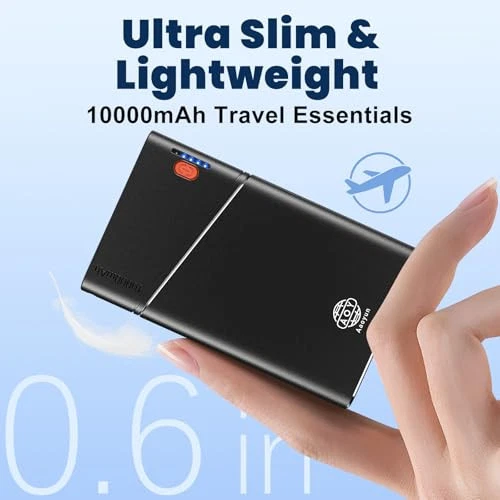 Power Bank 2 Pack 22.5W PD Fast Charging 10000mAh Portable Charger with