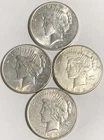 1934 PEACE DOLLAR "AU/XF" (4 COIN LOT) - NICE CONDITION, SILVER, GOOD YEAR!💵💥✅