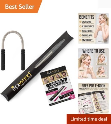 Portable Facial Hair Remover - Manual Epilator Coil for Effortless Hair Removal