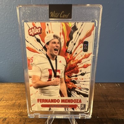 Fernando Mendoza 2/2 SSP SPLAT Insert   Ultra Low Serial