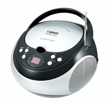 NAXA Electronics NPB-251BK Portable CD Player with AM/FM Stereo Radio,Black