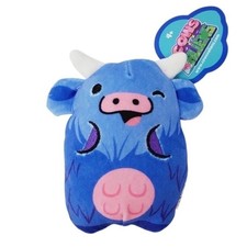 Cows vs Aliens Plush 011 Highlander Blue Cow Toy NWT Collectible 4"