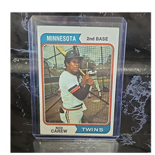 Topps 1974 Rod Carew Minnesota Twins Base Set Baseball Card #50
