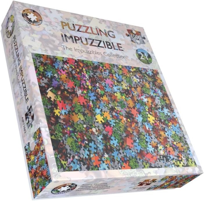 1000 Piece Jigsaw Puzzle Puzzle pieces Impossible Impuzzible Ideal Gift