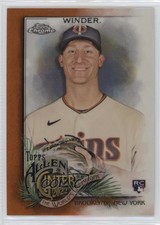 2022 Topps Allen & Ginter Chrome Orange Refractor 11/25 Josh Winder #294 sc8