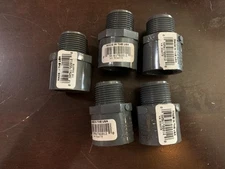 3/4" PVC Sch80 Male Adapter Lot x5pcs Lasco D2484/D2467 304078
