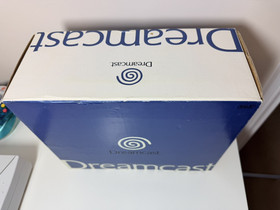 Sega Dreamcast Console Complete in Box with Aqua Blue Pad & 2 Games - PAL VGC