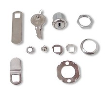  5 Pack Cam Lock - Stainless Steel Finish - Keyed Alike 5/8 inch LQ-L0958A-SS-C