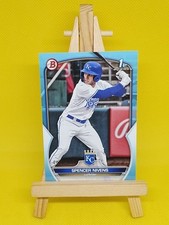2023 Bowman Draft Spencer Nivens #'d 468/499 Kansas City Royals Sky Blue #BD 93