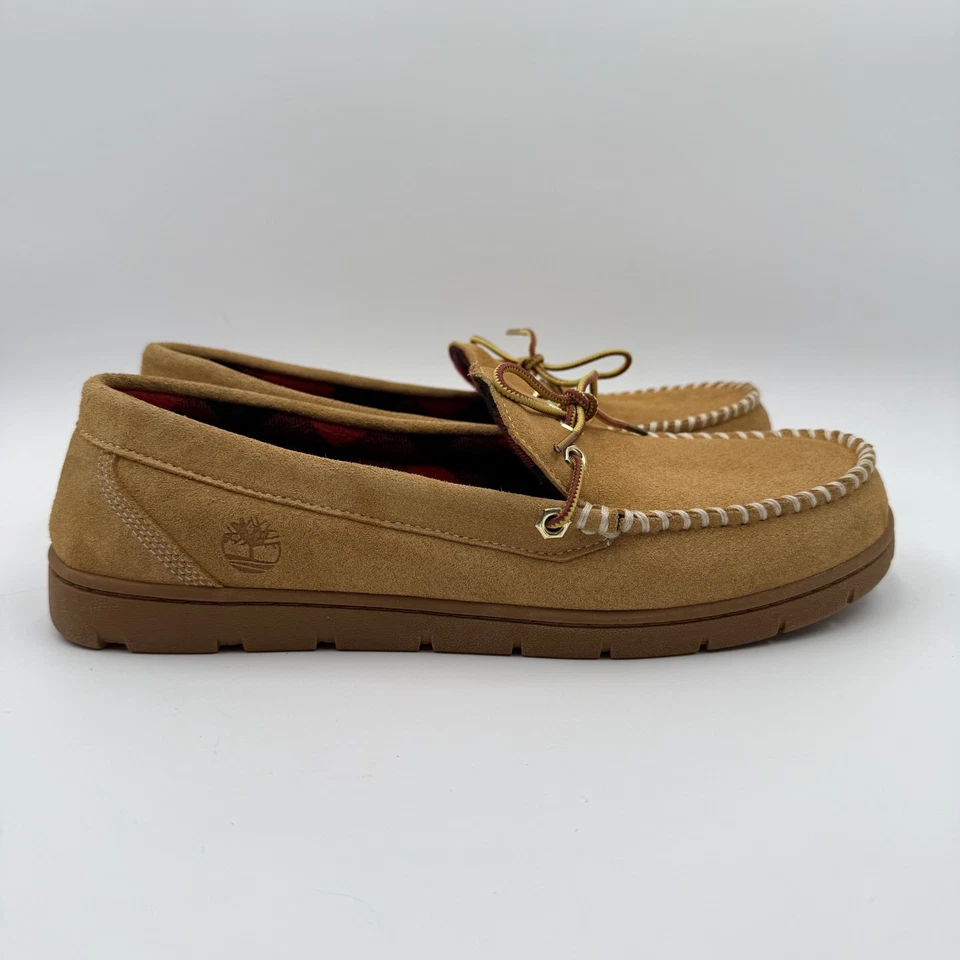 Timberland Mocasín Gamuza Mocasín Zapatillas Hombres EE. UU. 12 Buffalo Cuadros TB0A2Q7A54 Foto 4 de 4