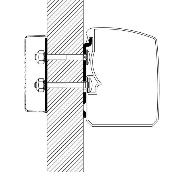 Thule 3200 Flat Wall Adapter-image