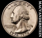 1976-S Washington Quarter- Silver- Choice Gem Brilliant Uncirculated #J9132