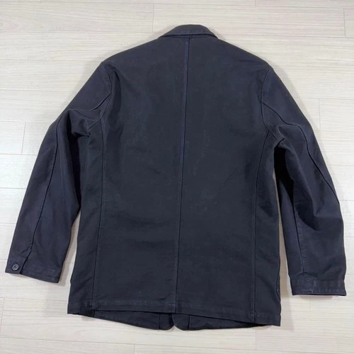 45rpm Cotton Tailored Jacket Navy R Embroidery Men’s Excellent condition JPN image 10