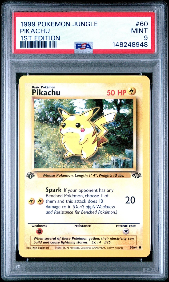 Preços baixos em Pikachu Pokémon TCG Autenticador Esportivo
