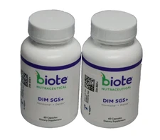Biote DIM SGS+ Hormone & Detox Support 120 Capsules Sealed