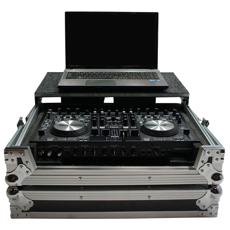 Harmony HCDNMC6000LT Flight Glide Laptop Stand DJ Case for Denon DN-MC3000 New - Image 2 of 4