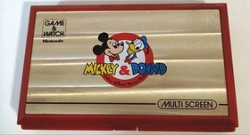 Nintendo Game & Watch Mickey & Donald DM-53 Multi Screen LCD Electronics Game JP