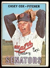 1967 TOPPS CASEY COX WASHINGTON SENATORS #414 VG (Wax)