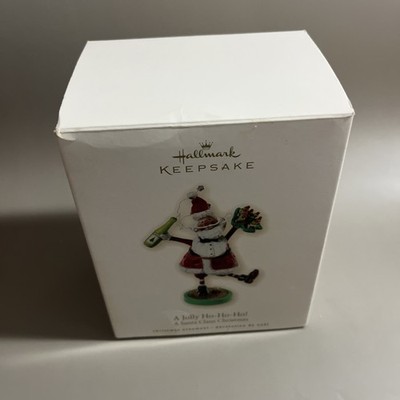 2008 Hallmark Ornament A Jolly Ho-Ho-Ho A Santa Claus Christmas EUC Collect All