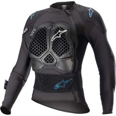 Alpinestars Girls Protektorjacke Stella Bionic Action V2 Schwarz/Cyan