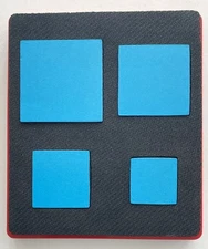 Sizzix Large Red Original Die Cutter ~ SQUARE SET ~ Die Cut Set Geometric Nest