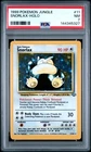 1999 POKEMON JUNGLE #11 SNORLAX-HOLO PSA 7