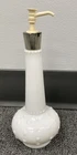 Vintage Jergen’s 1960s Milk Glass Hobnail Lotion Bottle Genie Style Empty 9.5"