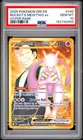 2025 POKEMON DRI EN-DESTINED RIVALS HYPER RARE TEAM ROCKET'S MEWTWO EX PSA 10