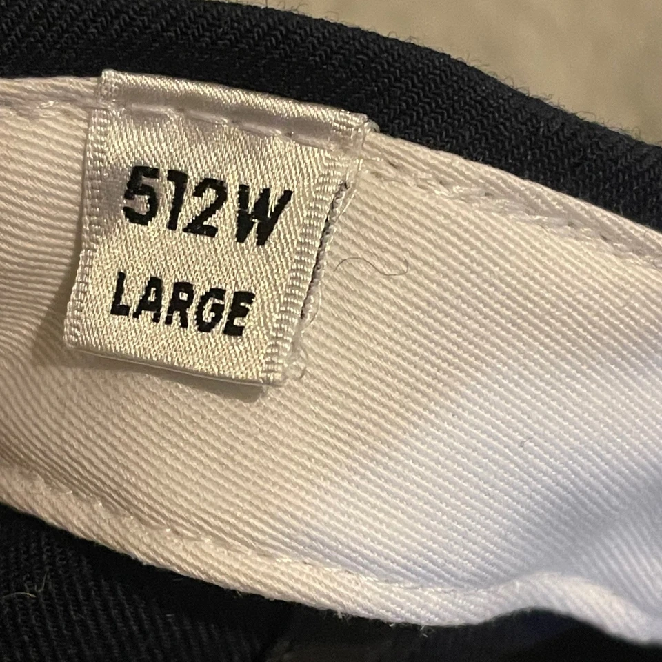 Gorra de béisbol grande Richardson Ivy Hi Lift modelo profesional 512 W para hombre azul marino Foto 4 de 4