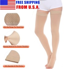 Thigh High Compression Socks for Men  Women, 20-30 Mmhg Compression Stockings.