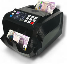 Banknote Counter Machine with Counterfeit Detection – UV/MG/IR – Fast Cash Count