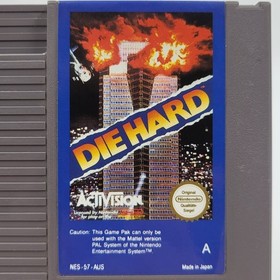 Nintendo NES Die Hard Video Game Cartridge Classic Retro Action PAL NES-57-AUS