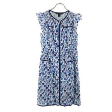 Marc by Marc Jacobs Dot Sleeveless Zip Dress Blue XS Used