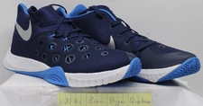 Nike Men's Zoom HYPER QUICKNESS Basketball Shoes NEW IN BOX NAVY/C. BL-WHT SZ 13