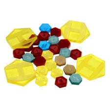 Mantic Entertainment Dreadball: Xtreme Premium Acrylic Counters (Yellow)