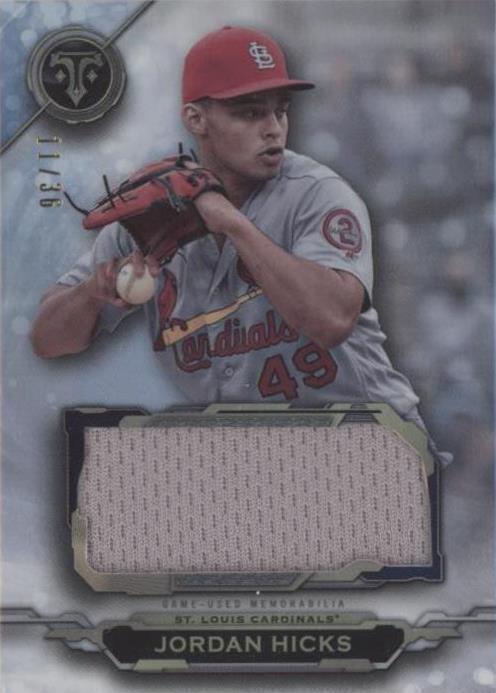 2019 Topps Triple Threads - Jordan Hicks #SJR-JHI1 - 1 of 1